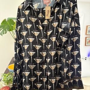 Martini Print Woman’s Pajama Set